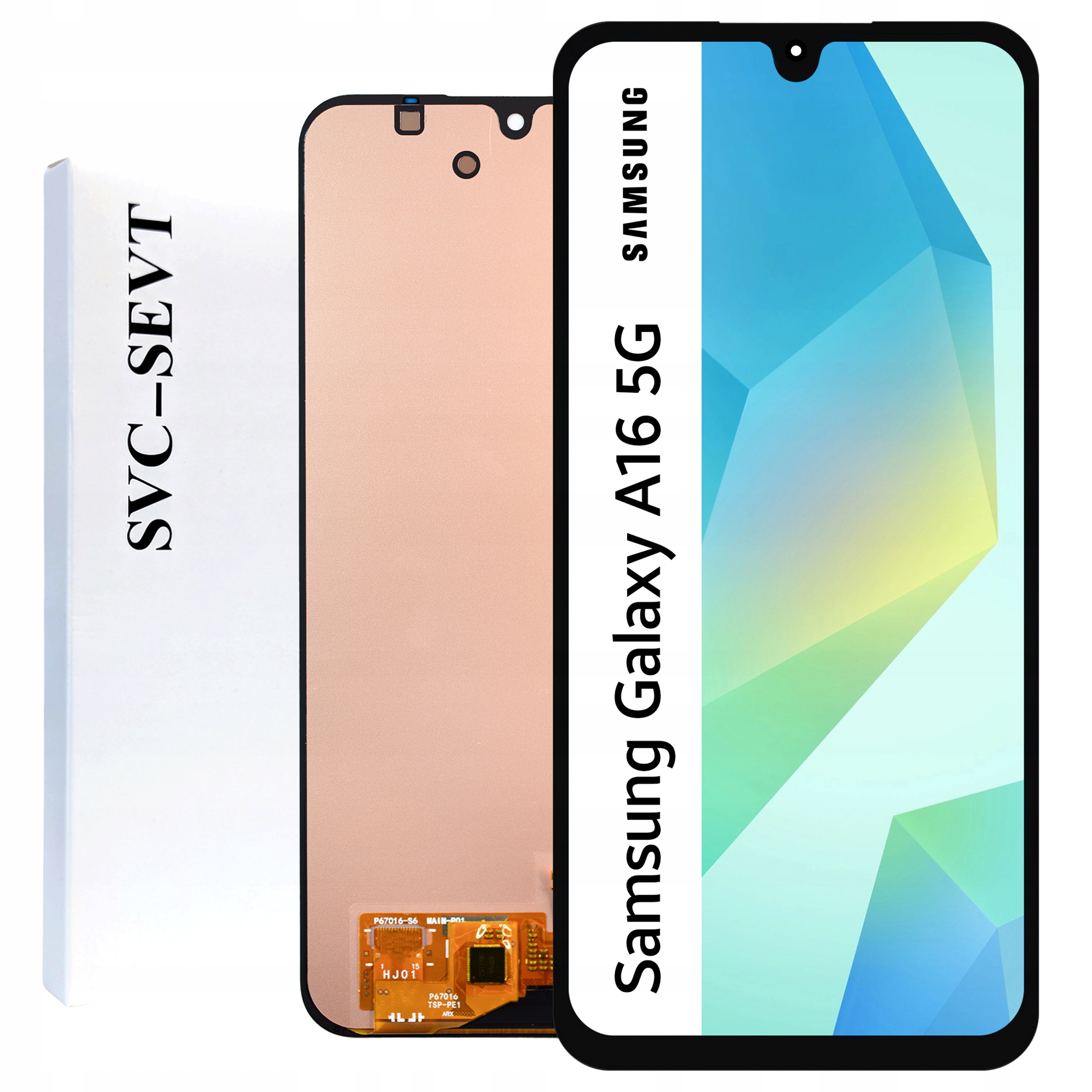 SM-A166P SM-A166E LCD pro Samsung A16 5G Displej Matrix Originál Zila