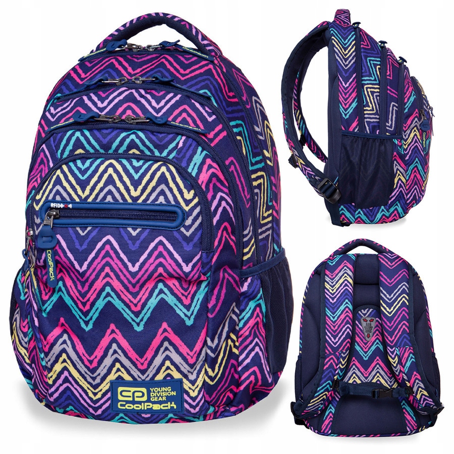 Plecak szkolny wielokomorowy Flexy CoolPack College Tech 25 L 3 komorowy
