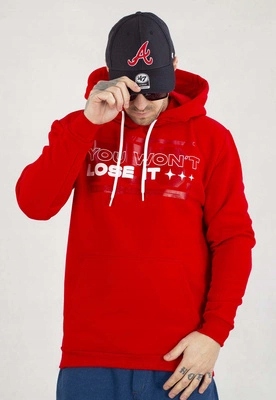 Mikina Dudek P56 S Kapucí You Wont Lose It červená