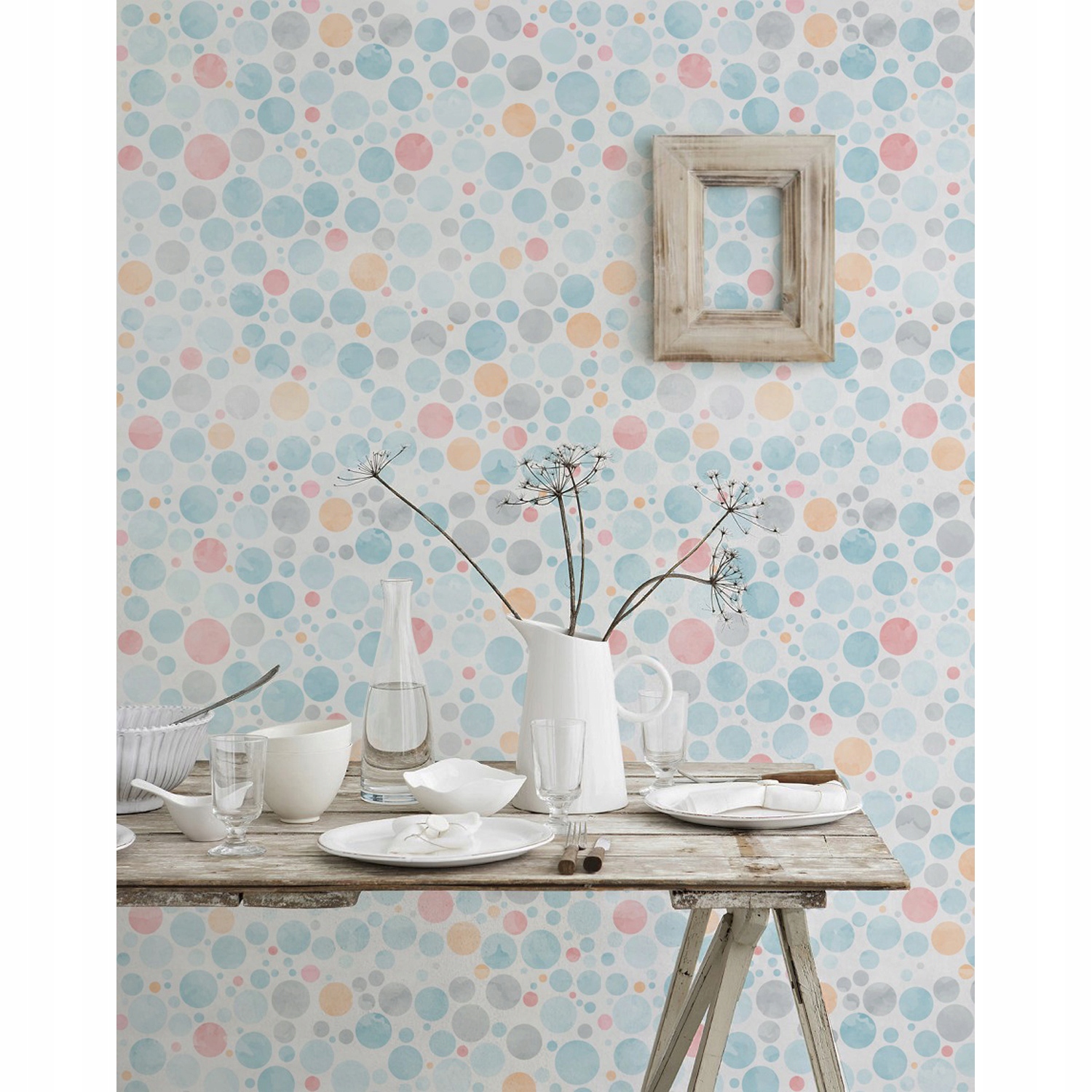 

Foto tapeta samoprzylepna Pastelowe koło 250x104cm