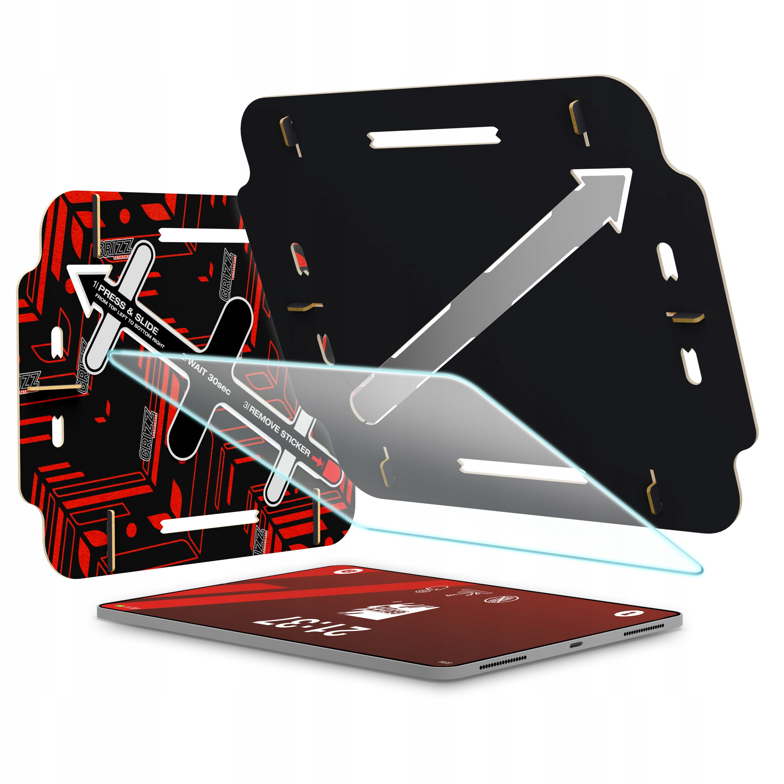 Antyodciskowa folia ochronna z aplikatorem do Samsung Galaxy Tab S9 Fe