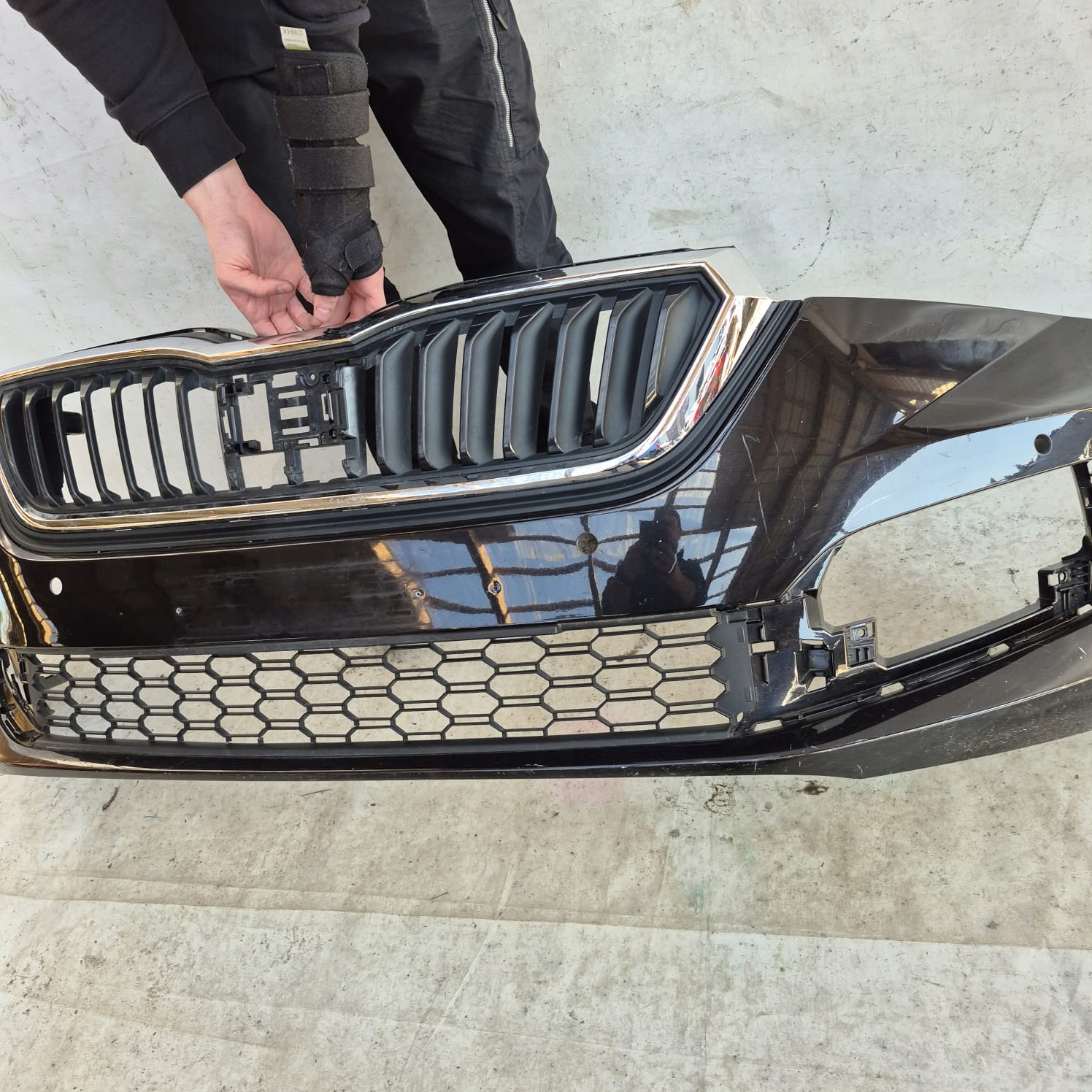 SKODA SCALA 19-23 bumper front front PDC