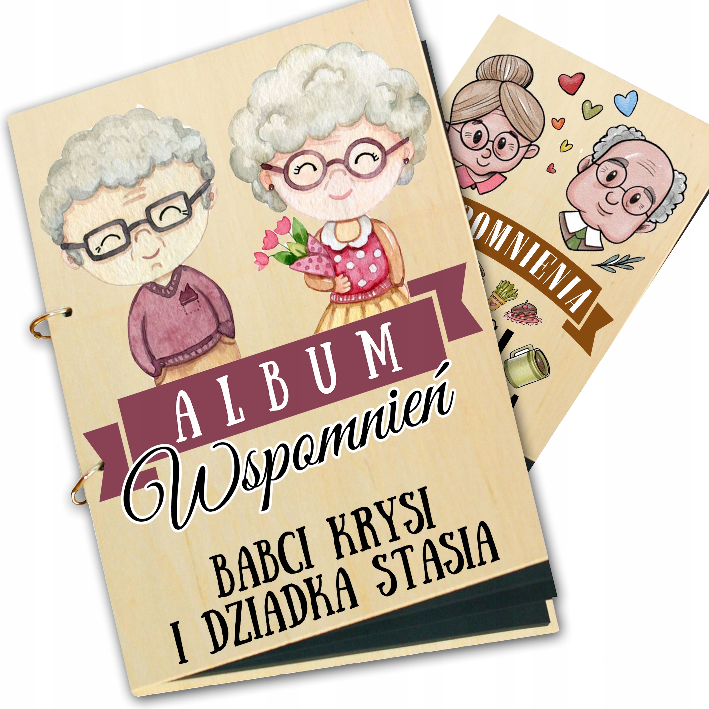 Album Pionowy Dzień Babci Dziadka Marker