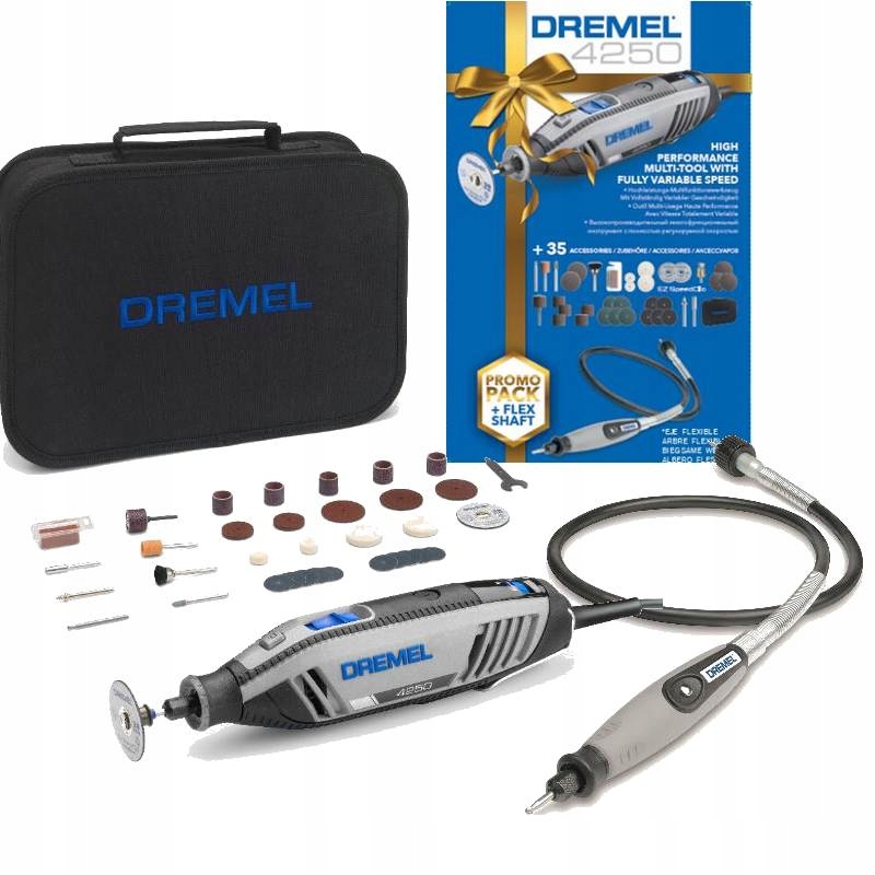 

Dremel 4250 35 akcesoria wałek torba szlifierka