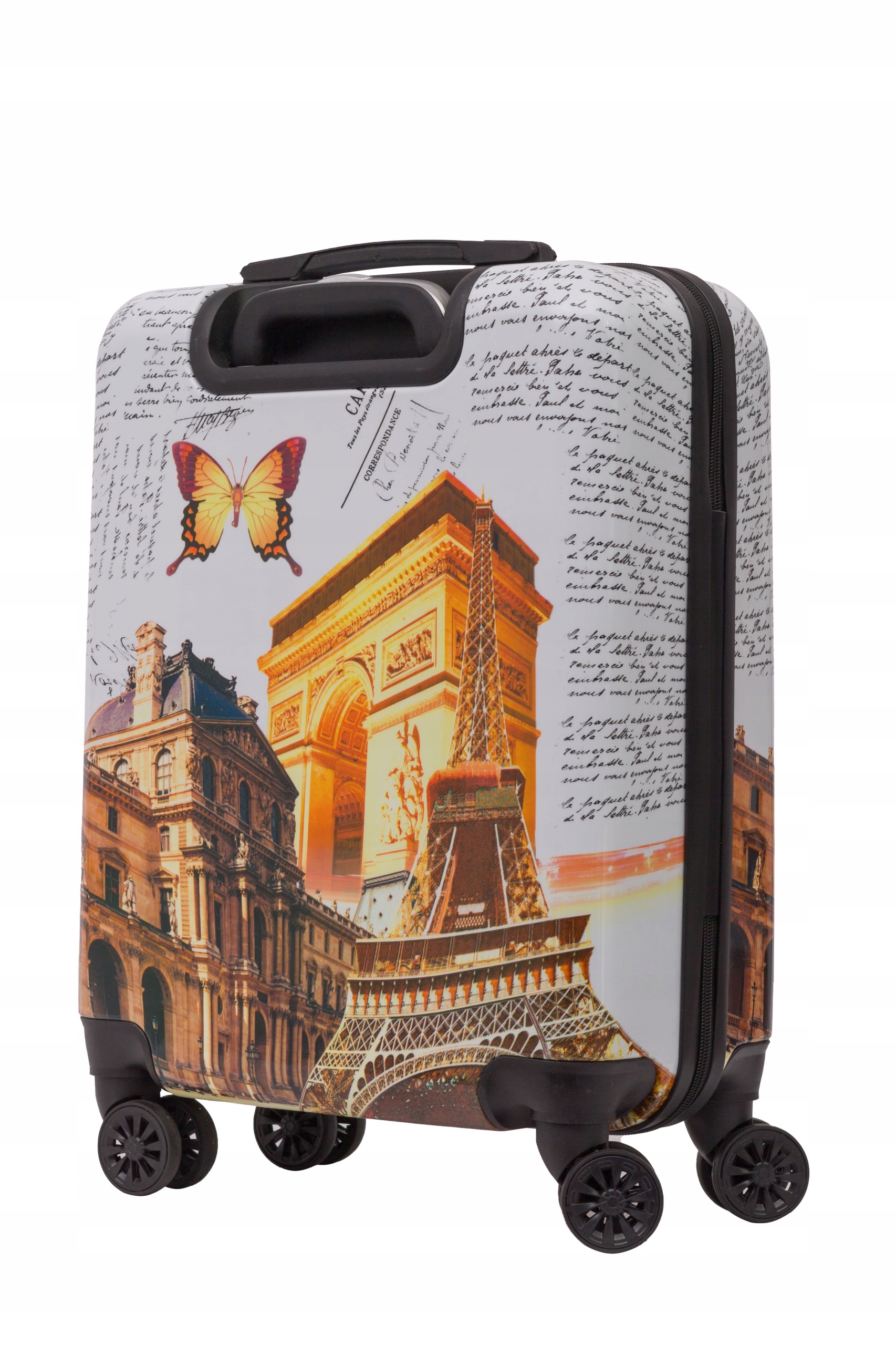 MAŁA WALIZKA KABINOWA PODRÓŻNA 30L 4 KOŁA POLICARBON BAGIA WALIZKI KOLORY Rodzaj twarda