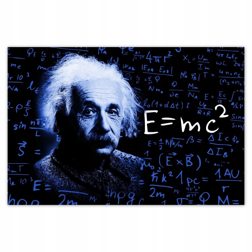 

Plakaty 60x40 Einstein Classic Blue
