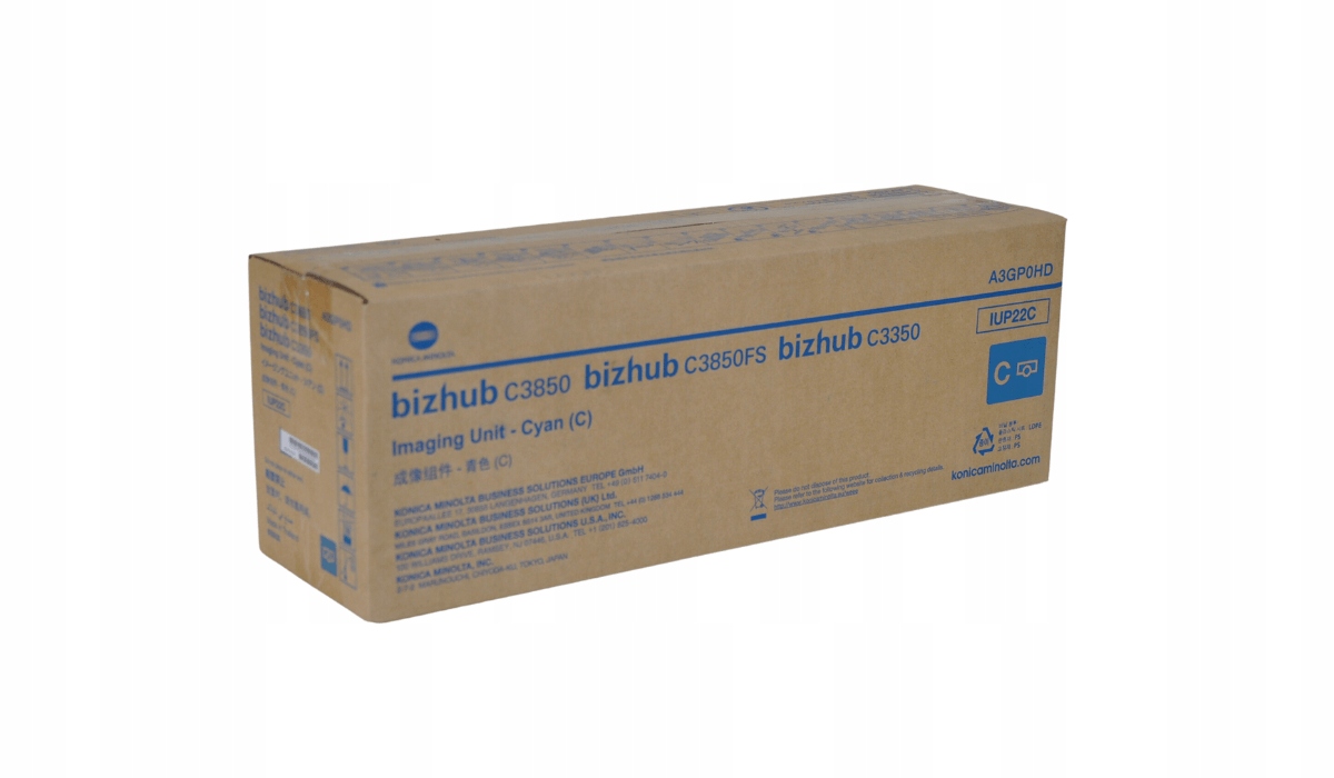 Buben Konica Minolta IUP-22 A3GP0HD C Originální Cyan C3350 C3850
