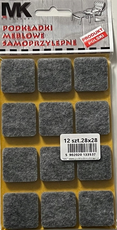 

Podkładki Filcowe Pod Meble Krzesła Stół 28X28