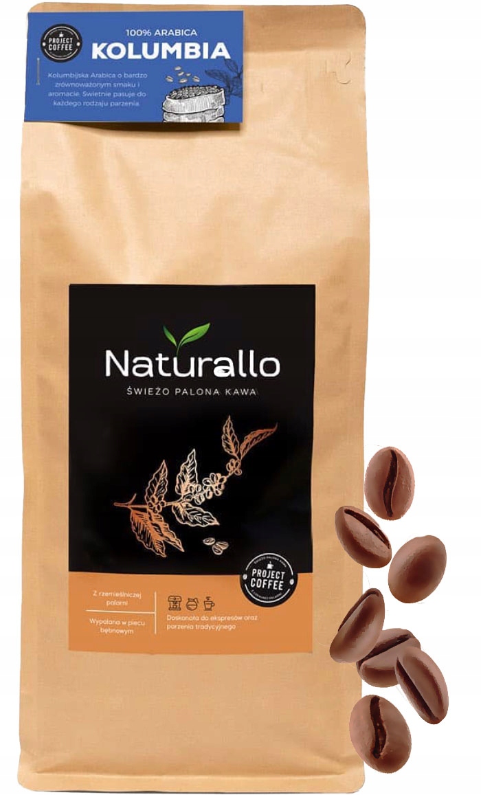 Levně Káva Kolumbie 100% Arabica 1 kg nízkodráždivá z místní pražírny Zrnková