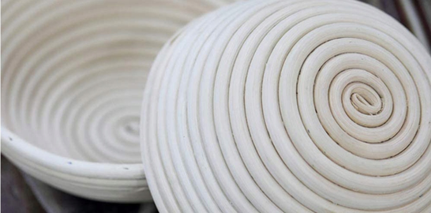 KOSZYK RATTANOWY WYRASTANIA GAROWANIA CHLEBA 21 cm Materiał inny