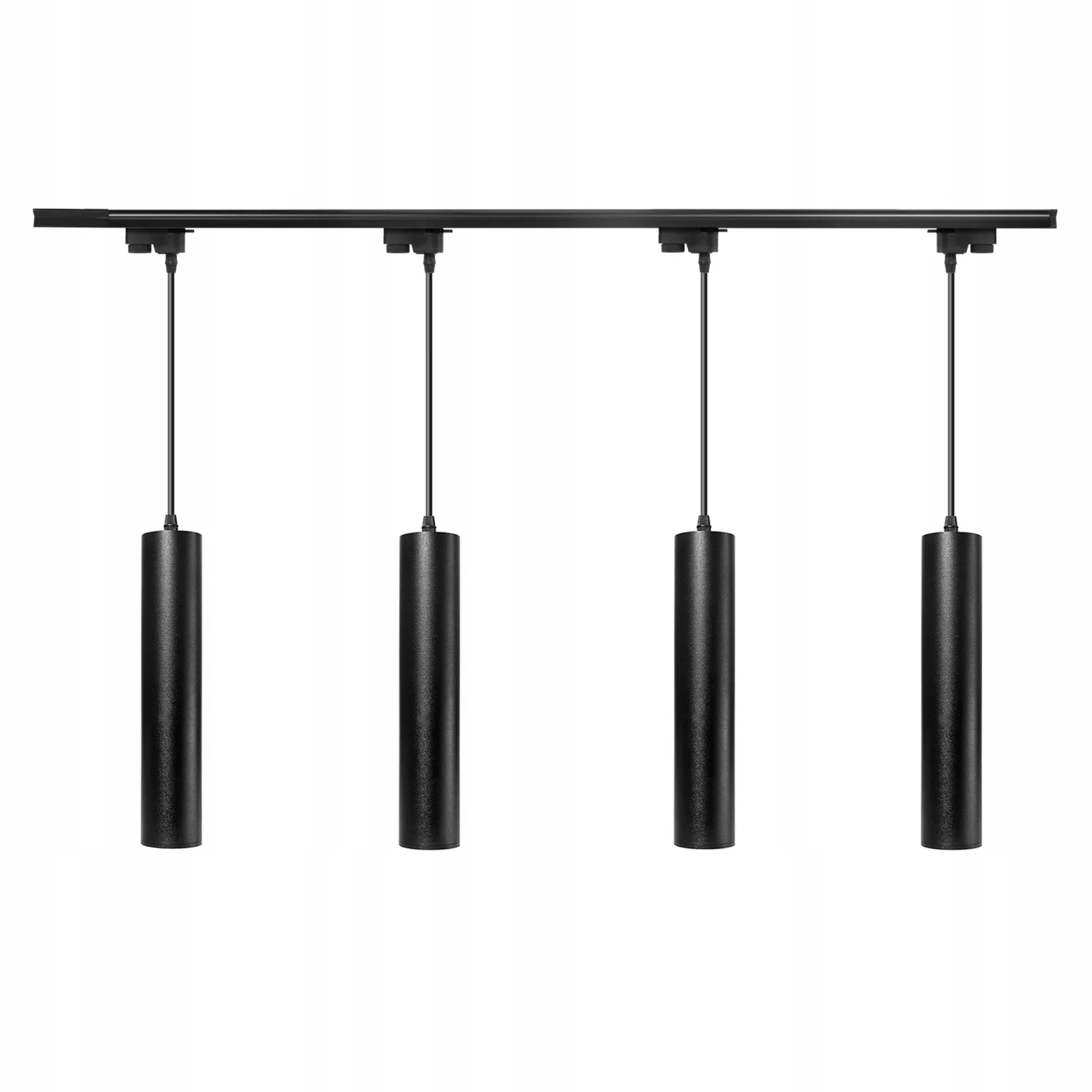 Sada Kolejnicová Kolejnice 1,5M+ 4 Lampa GU10 Sopel Jednoduchá 30CM