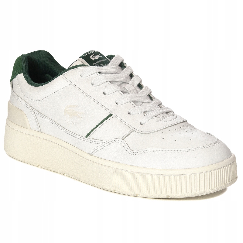 Lacoste Sneakersy półbuty męskie białe White 747SMA0037082 r.42.5