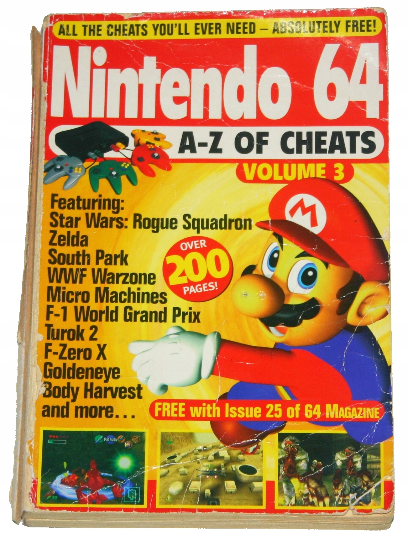 Nintendo 64 A-Z of Cheats Volume 3 - Nintendo 64, N64.