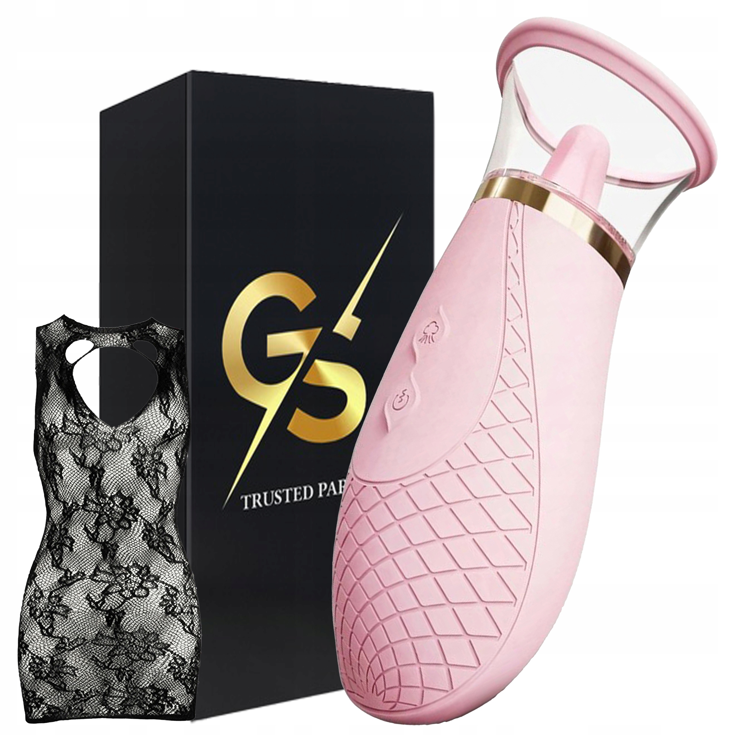 SSĄCY WIBRATOR Z RUCHOMYM JĘZYKIEM DO MINETKI MASAŻER ŁECHTACZKI SUTKÓW