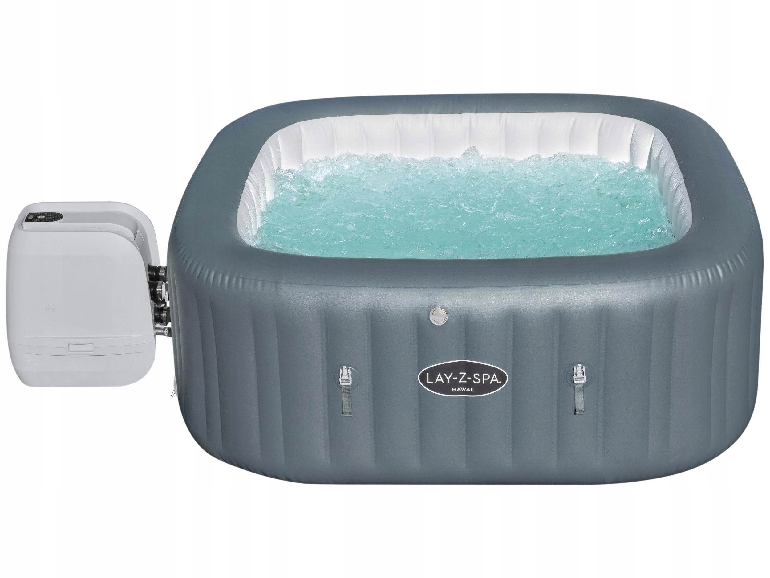 „JACUZZI INFLATABLE SPA 6os Hawaii HYDROMASSAGE Bestway“ vidinė spalva - balta