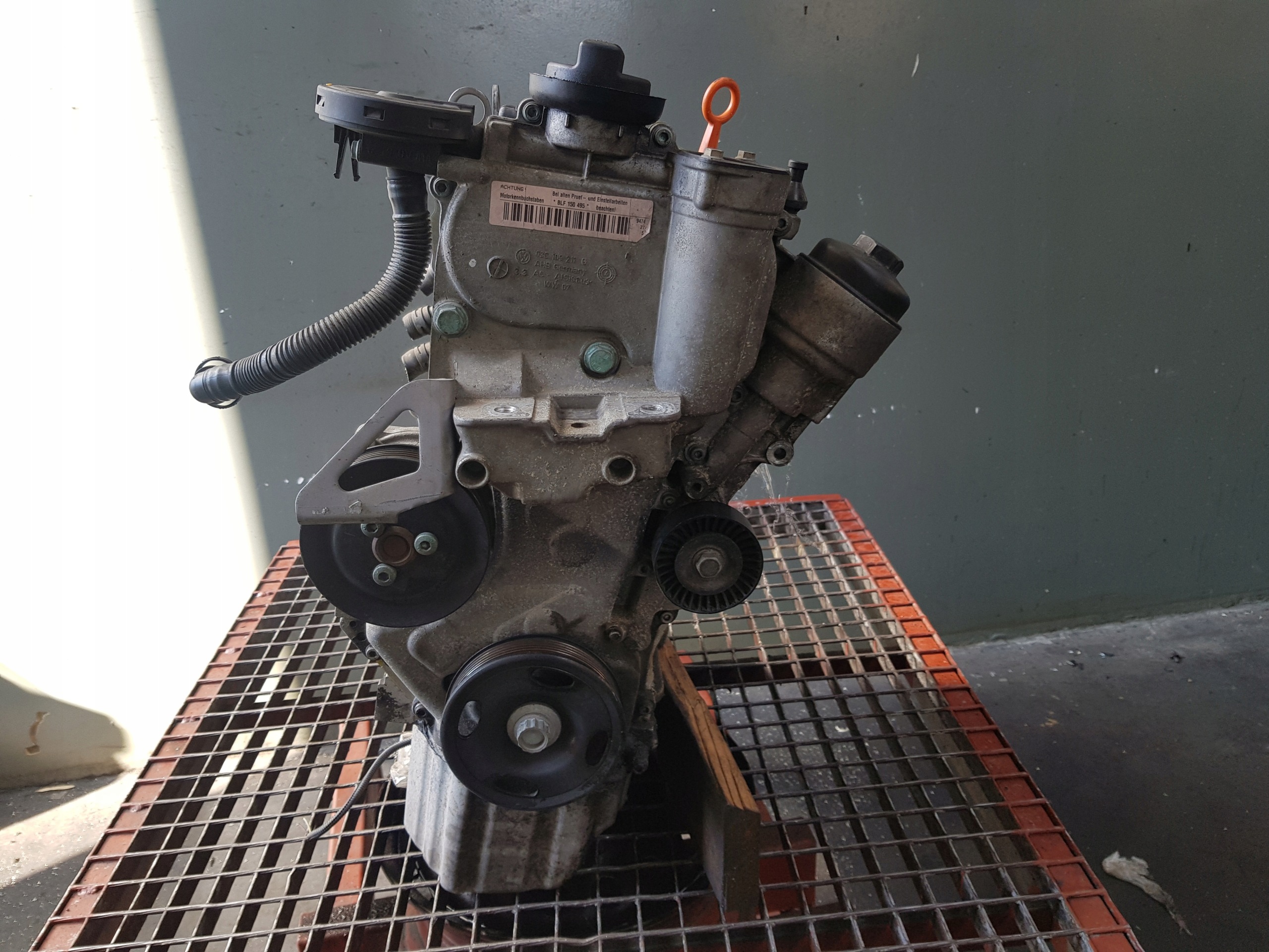 engine petrol- pillar AUDI A3 8P BLF