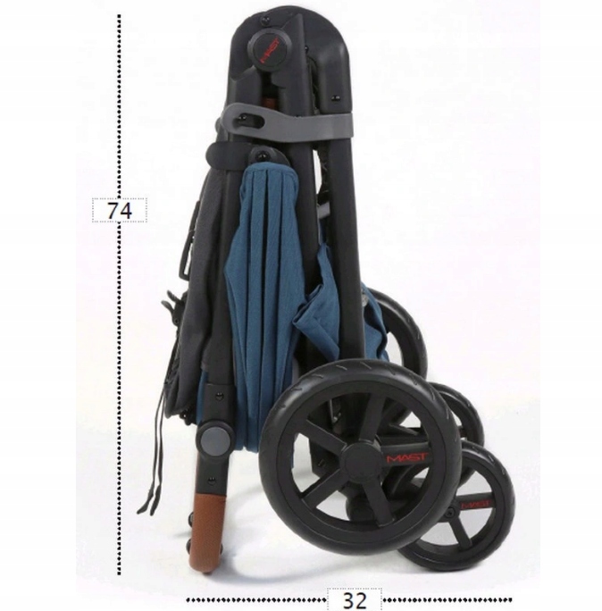 Wózek spacerowy MAST Swiss Design M4 ONYX Kolor Odcienie zieleni