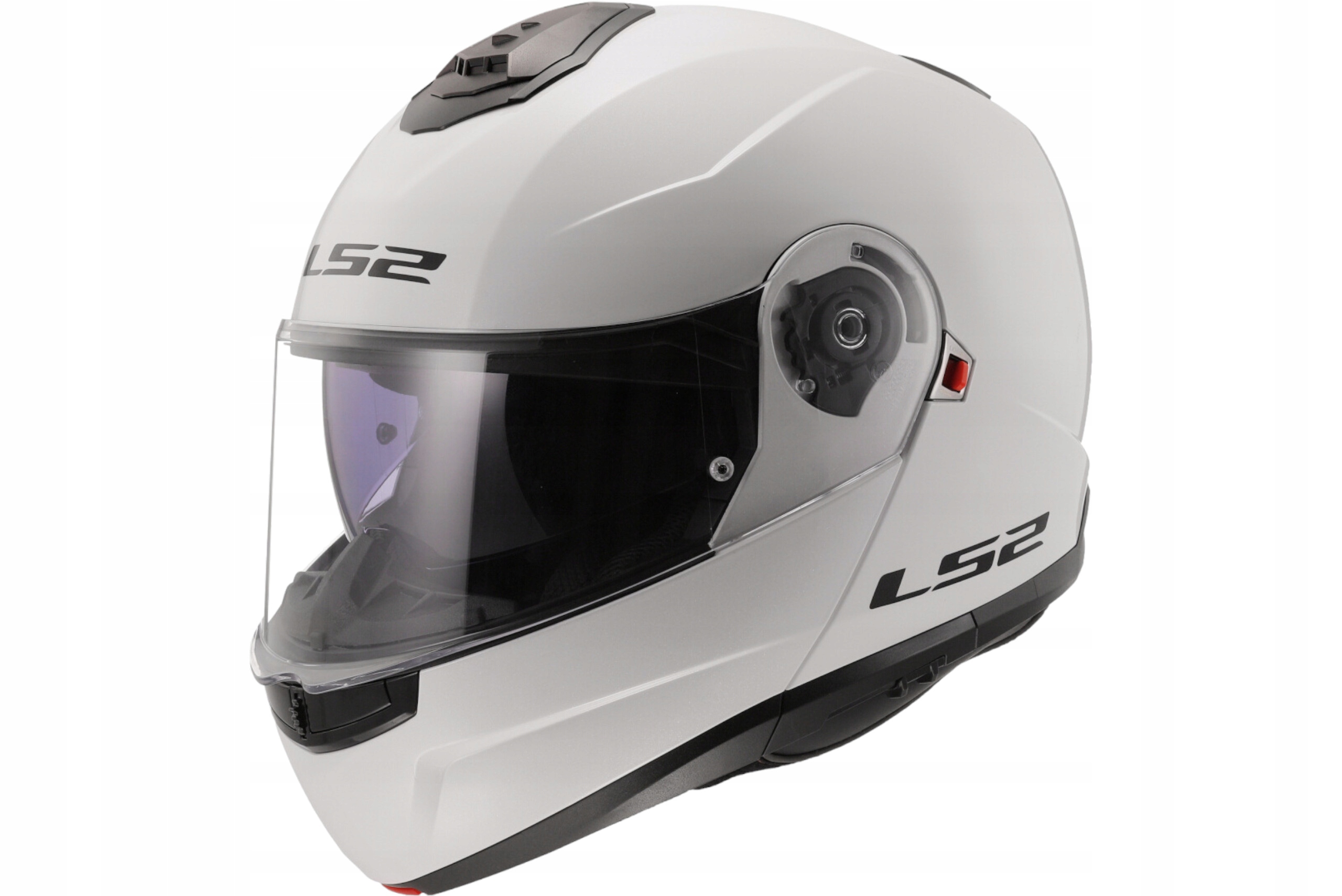 KASK SZCZĘKOWY/MODUŁOWY LS2 FF908 STROBE II SOLID WHITE-06 L Stan opakowania oryginalne