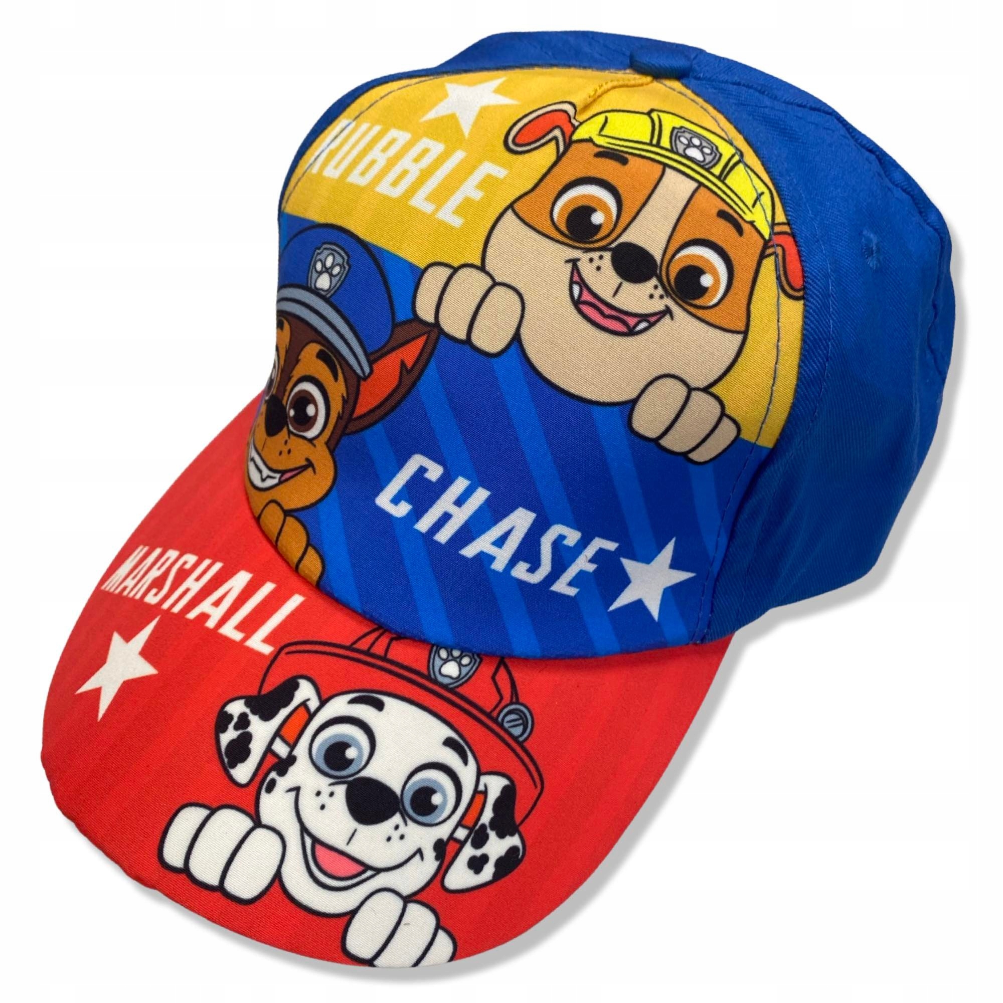 

Psi Patrol Chase Rubble czapka z daszkiem 52 cm