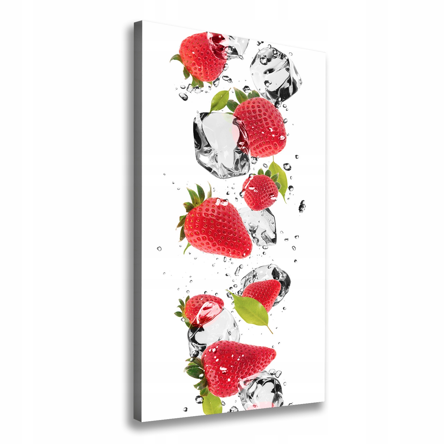 Fotoobraz obraz na plátně do obývacího pokoje Jahody 70x140 cm