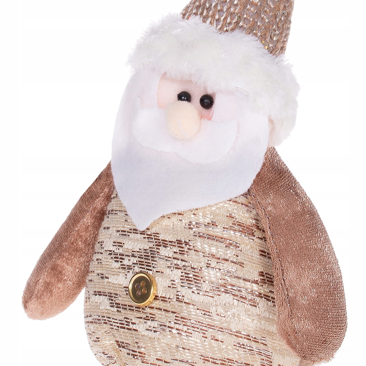 MIKOŁAJ ŚWIĄTECZNY DEKORACJA PREZENT FIGURKA 22cm Materiał dominujący inny