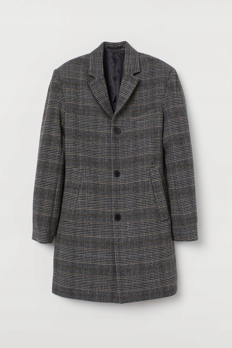 H&M Płaszcz z domieszką wełny rozm.44,S