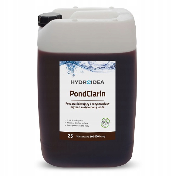 Hydroidea PondClarin 25L na mętną i zieloną wodę