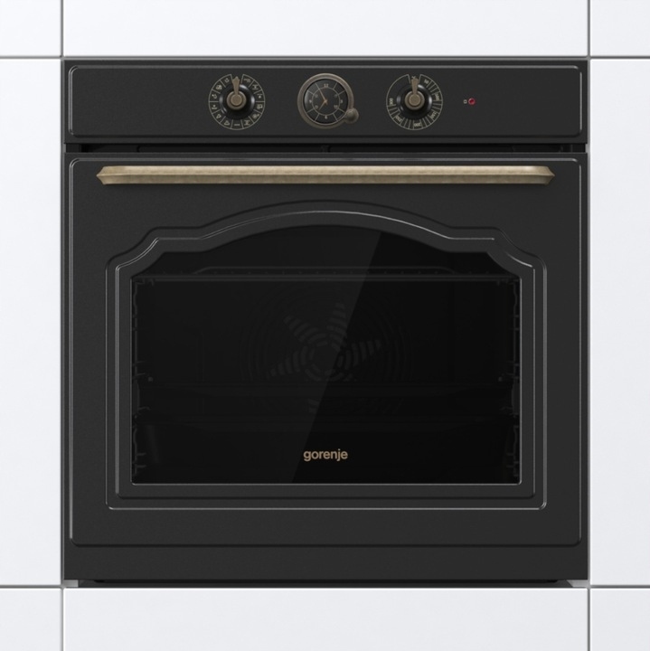PIĘKNY ZESTAW AGD RETRO GORENJE CZARNY + GRATIS Model BOS67372CLB