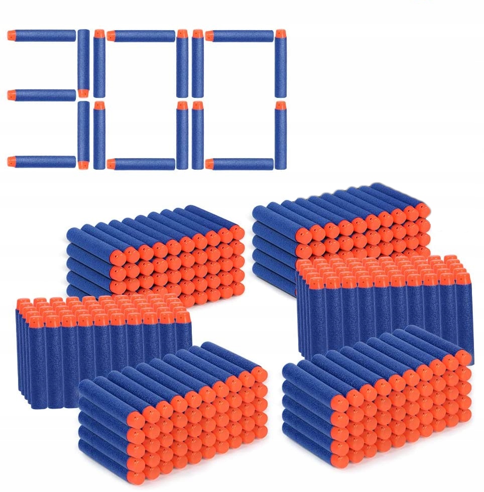 STRZAŁKI DO WYRZUTNI PISTOLETÓW NERF ELITE 300 SZT