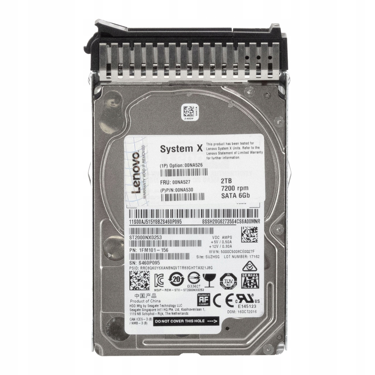 Lenovo 00NA527 00NA530 2TB 7.2K 128MB Sata III 2.5'' ST2000NX0253