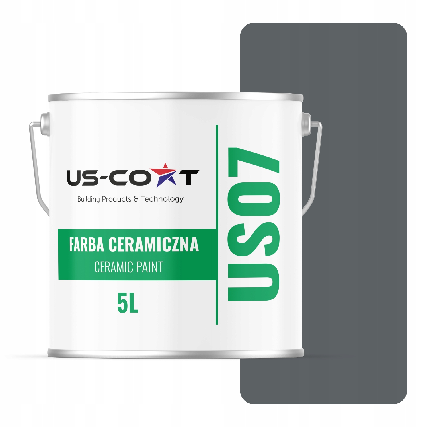 Keramická Farba Na Stenu Farba Antracitová H0912 5L Hlboká Matná Na Stropné Steny