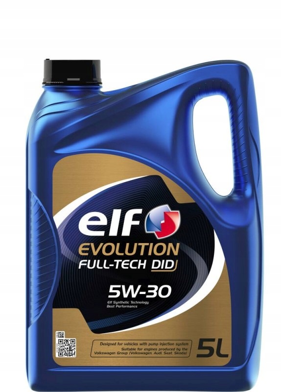 Elf Olej 5V30 5L Evolution Full Tech DID C3 Sn/cf 502.00 505.01 229
