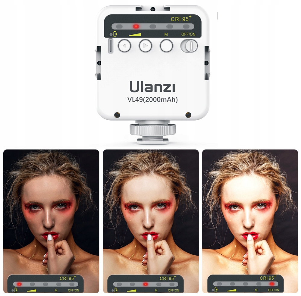 Lampa diodowa LED Ulanzi VL49 Mini mała 2000 mAh Kod producenta VL49