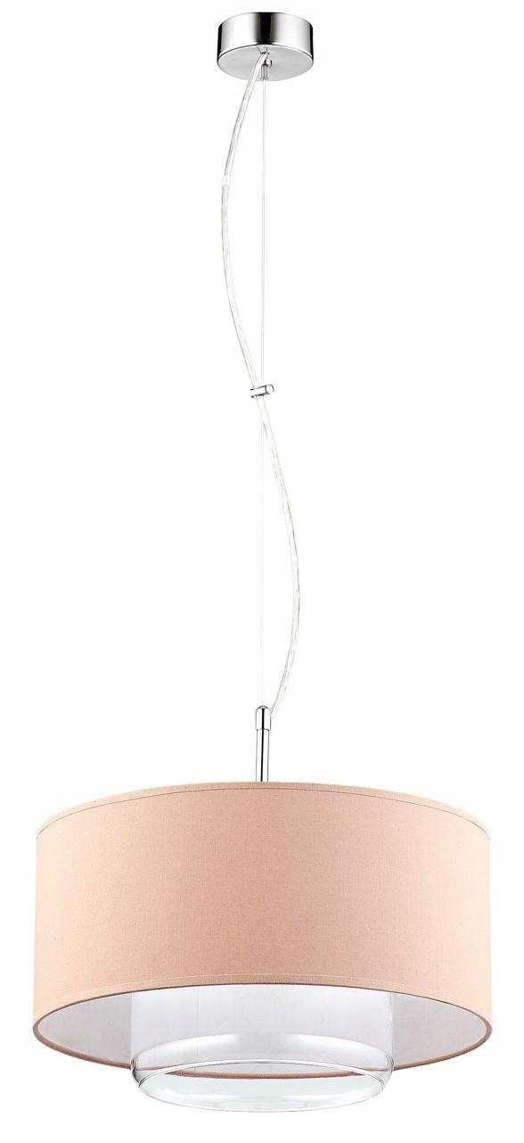 Závesná lampa Aveo Hnedá Transparentné Sklenené tienidlo 1xE27 35 cm x