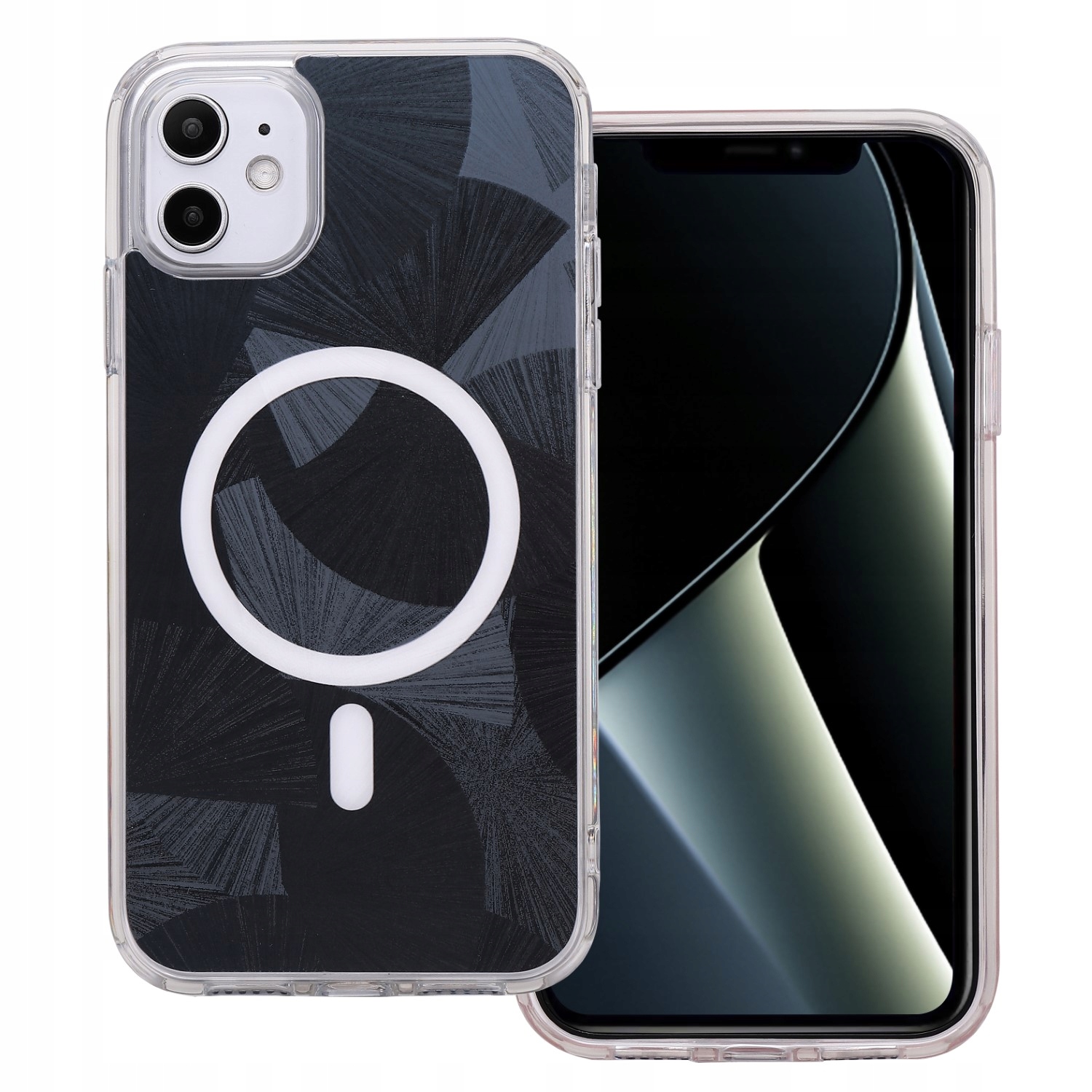 Nakładka Flash Mag do iPhone 11 czarna Tfo