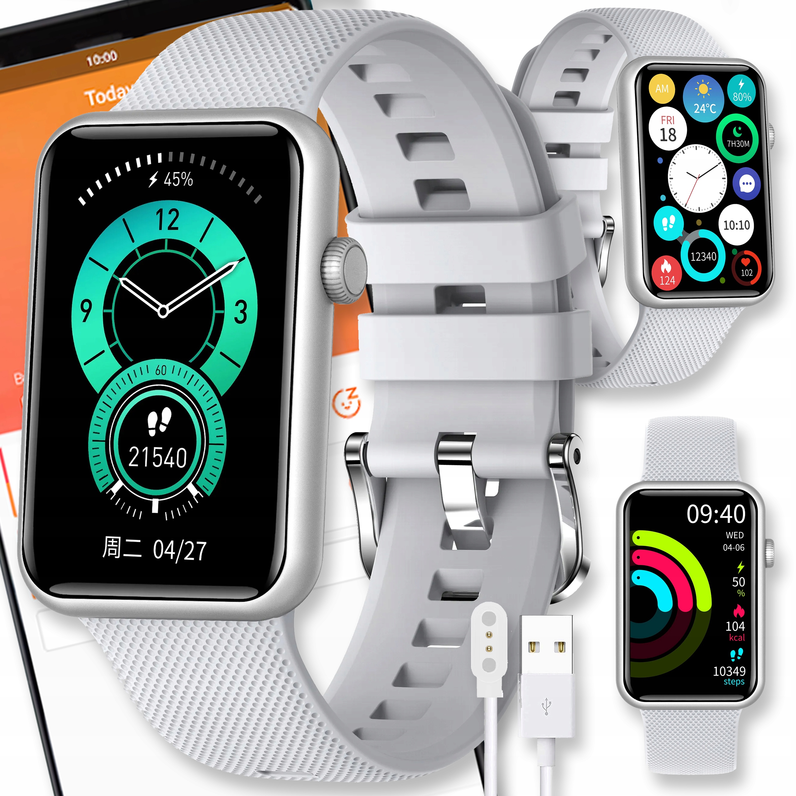 Chytré Hodinky Menu Polské Dámské Hovory Sport Puls Watch Smartband