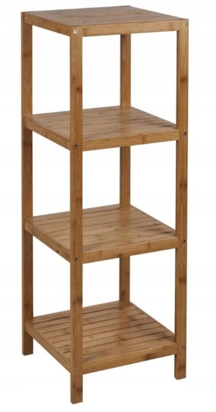 SZAFKA ŁAZIENKOWA REGAŁ NA RĘCZNIKI BAMBUS 95x25