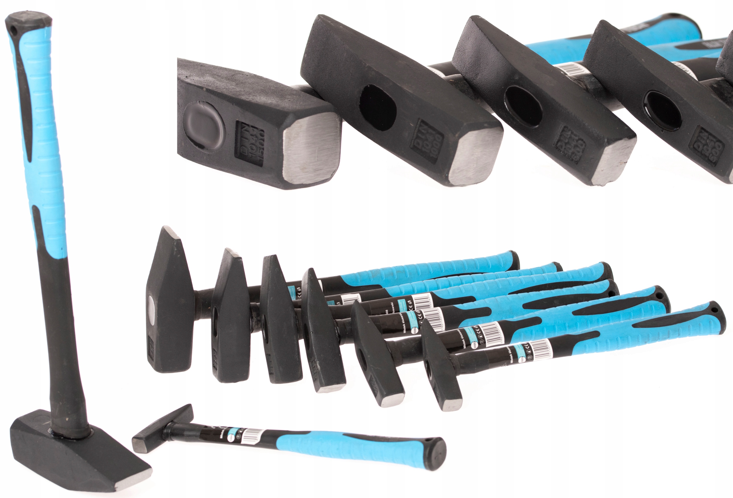 Młotek ślusarski młotki fiberglas zestaw młotków 8