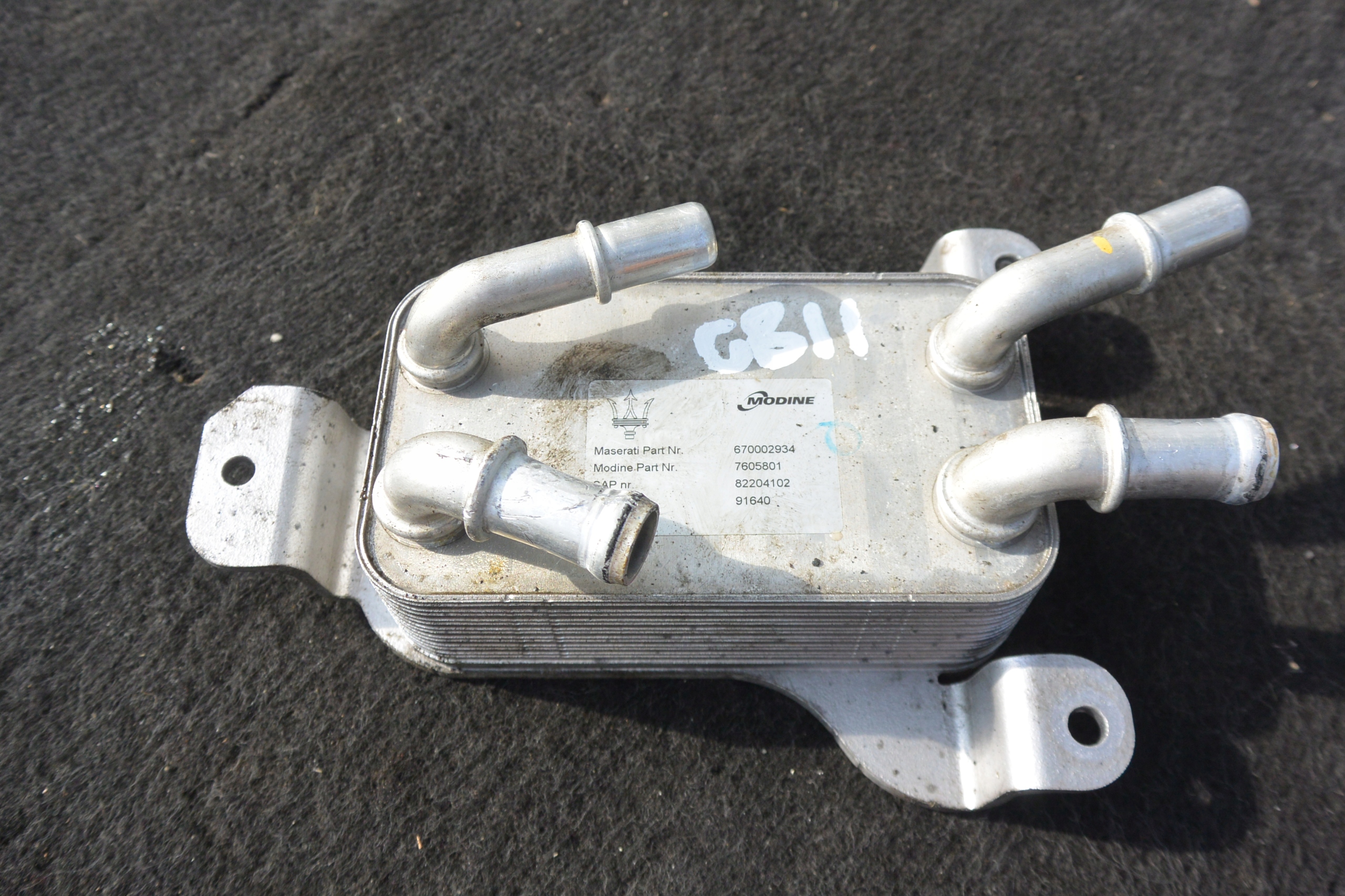 Radiatore / Raffreddatore cambio olio 3.0 B QUATTROPORTE GHIBLI