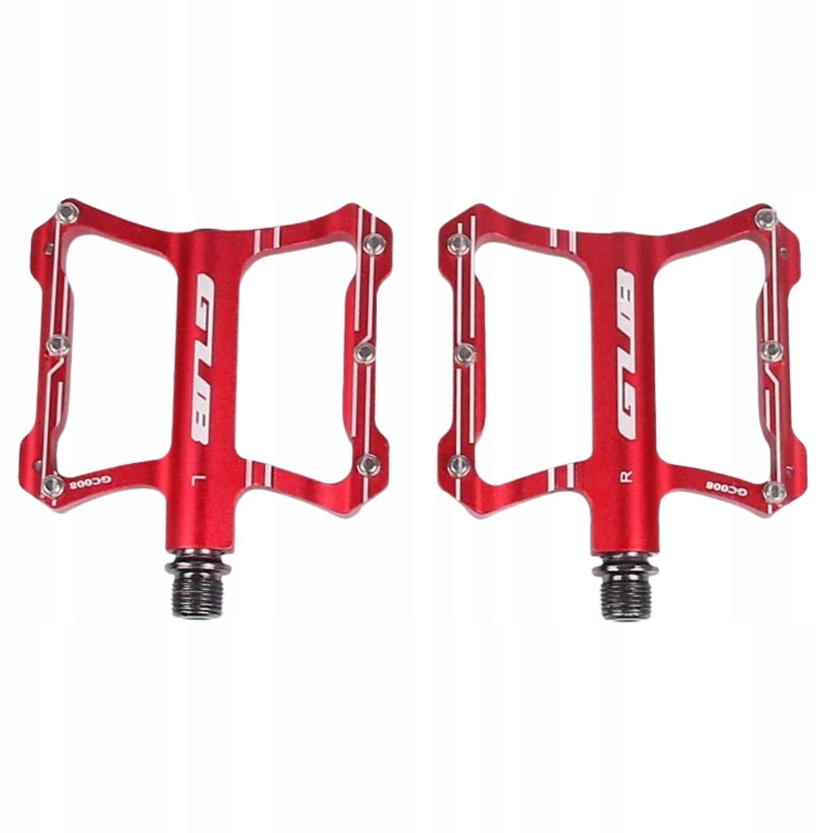 PEDAŁY PLATFORMOWE ALU GUB GC008 CZERWONE Marka Eries