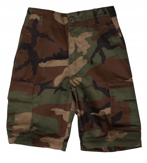 Spodnie wojskowe MORO woodland 2w1 ASG na ryby 164 Rozmiar 164