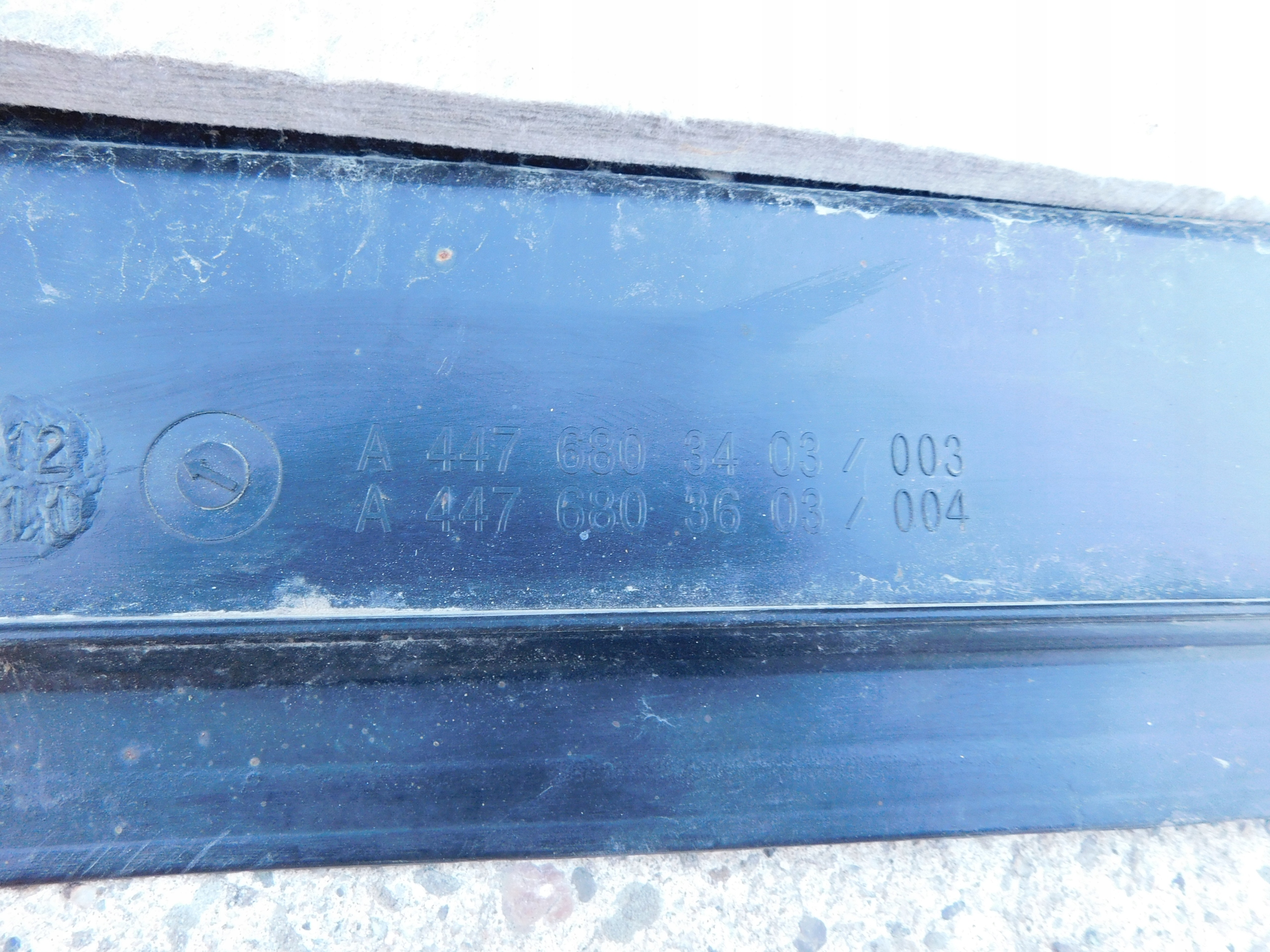 Mercedes VITO VIANO W447 plastik osłona podwozia A4476803403 Typ samochodu Samochody osobowe