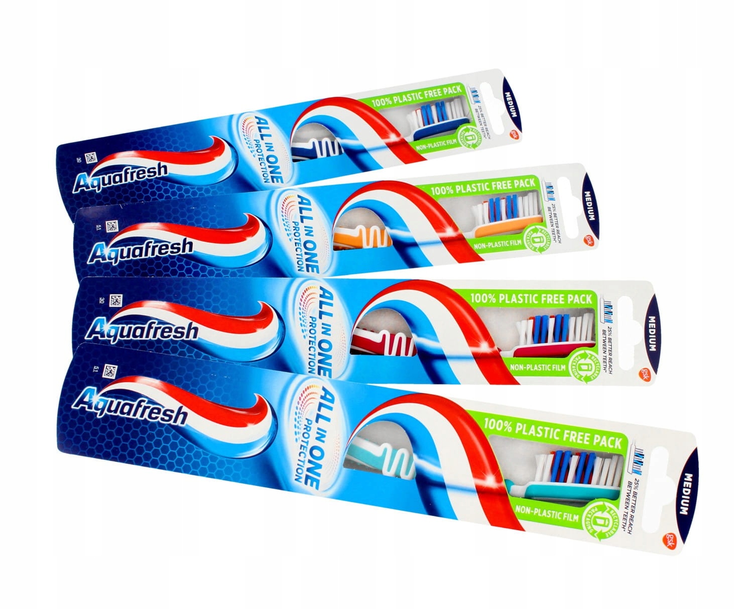 

Aquafresh Szczoteczka do zębów All In One medium