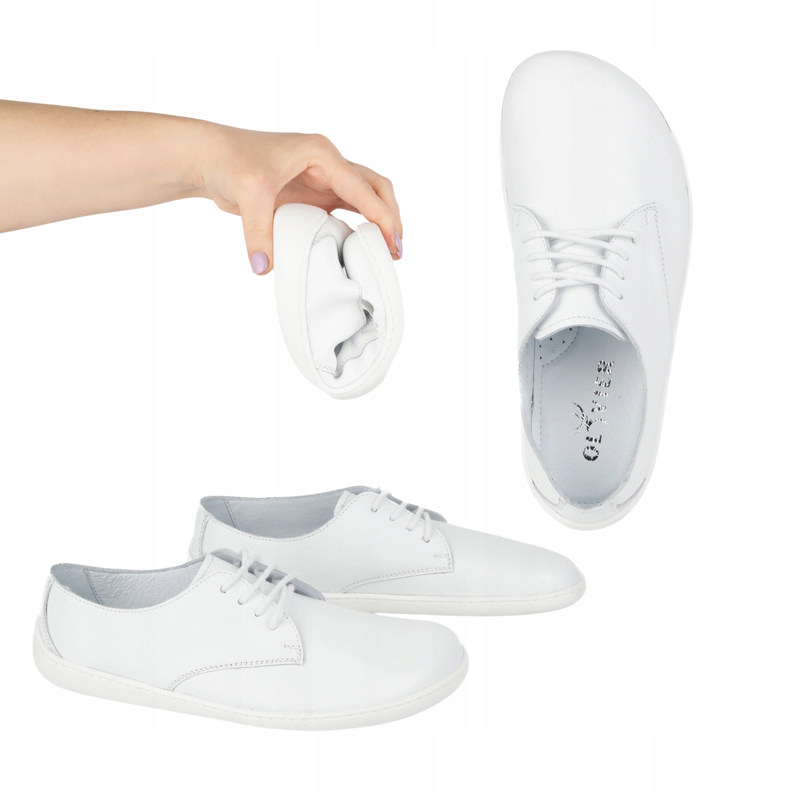 Barefoot Dámské minimalistické tenisky 1288POL bílé 41