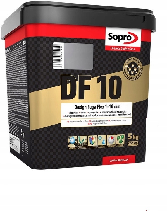 SOPRO fuga DF10 /5kg 28 kolorów + koszulka gratis