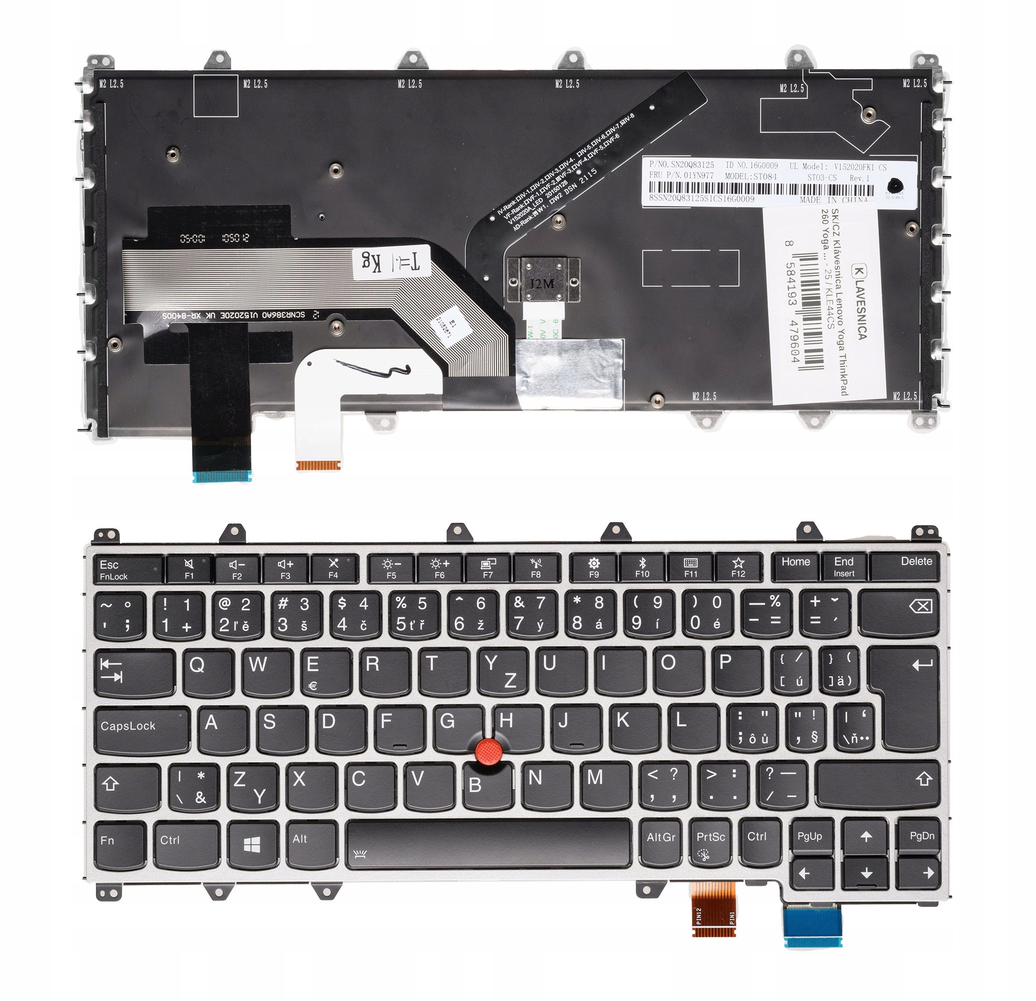 Sk/cz Klávesnica Lenovo Yoga ThinkPad 260 Yoga ThinkPad 370