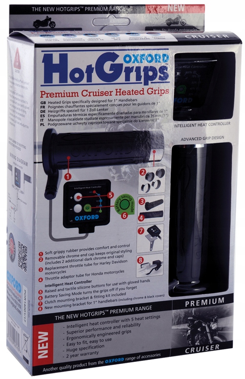EL800 - Подогреваемые переключатели Oxford Premium Cruiser