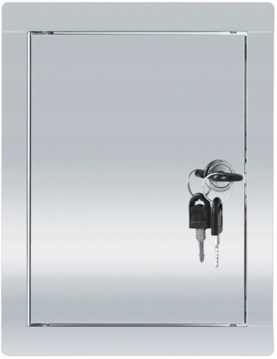 Revizní Dvířka Kovové Zámek 40x50cm Polské