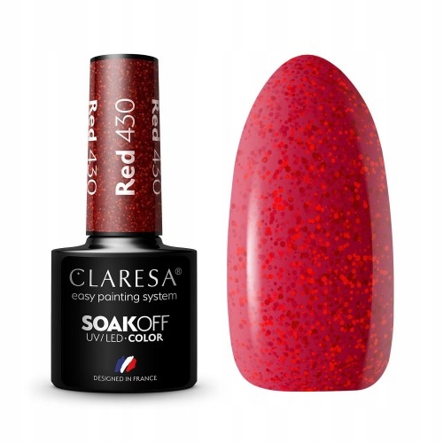 

Claresa Lakier hybrydowy Red 430