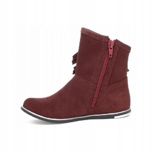 Botki BARTEK dla dziewcząt bordowe r.32 Marka Bartek